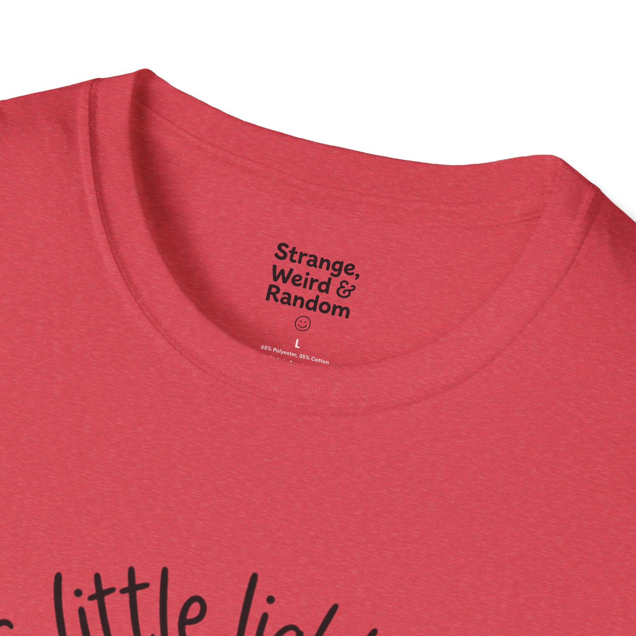 T-Shirt — "This Little Light of Mine" Cute Smiling Lightbulb Inspirational Tee