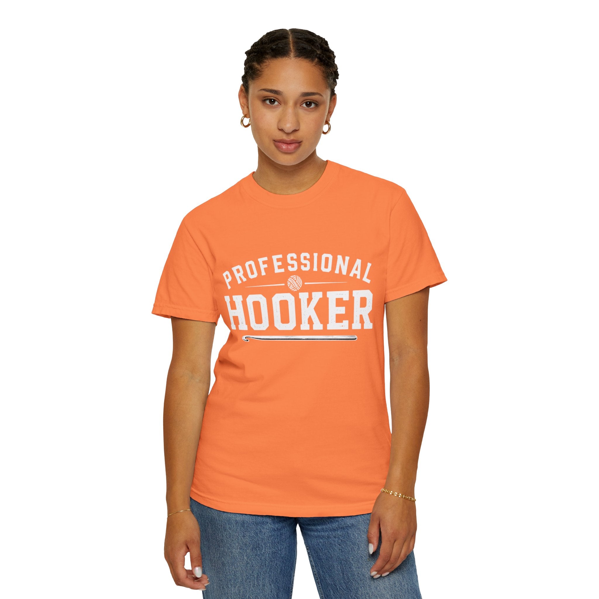 Professional Hooker T-Shirt — Funny Crochet Graphic Tee