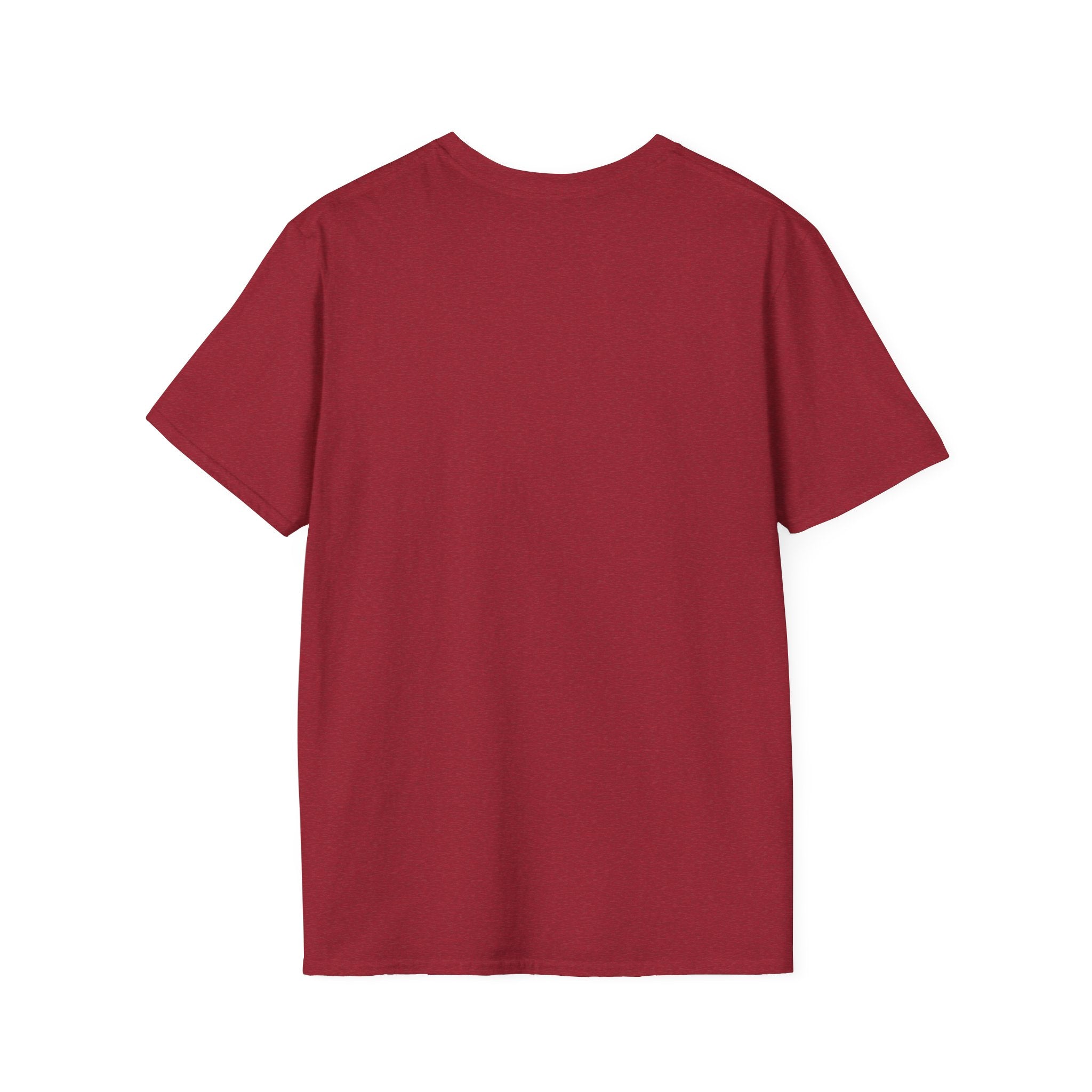 Laugh Don't Panic T-Shirt | Smiley Peace Sign Typography