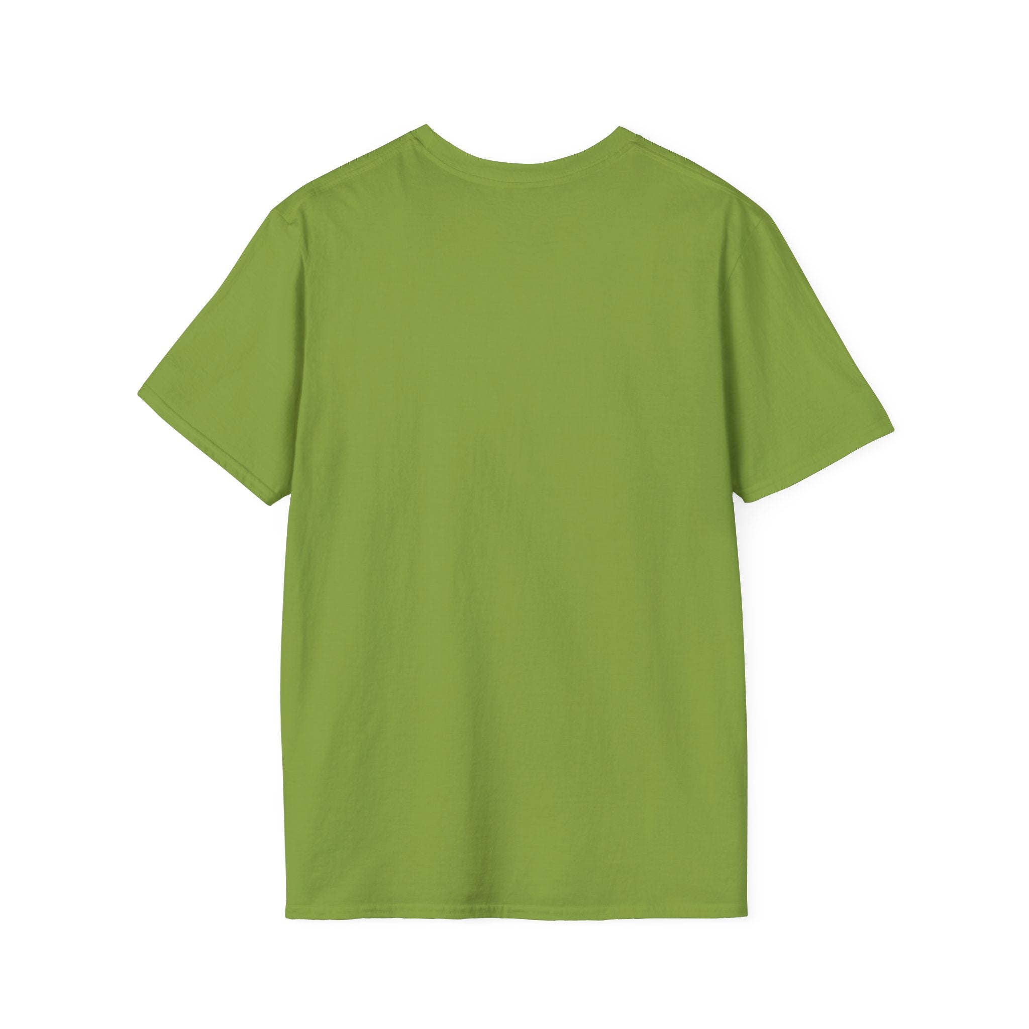 Laugh Don't Panic T-Shirt | Smiley Peace Sign Typography