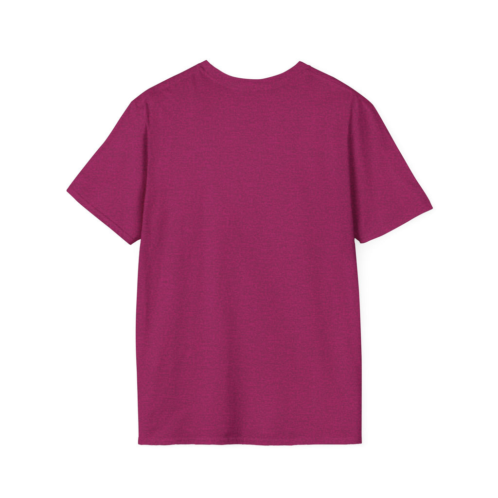 Laugh Don't Panic T-Shirt | Smiley Peace Sign Typography